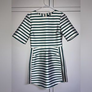 NWT Topshop striped green/white dress size 4 (US)